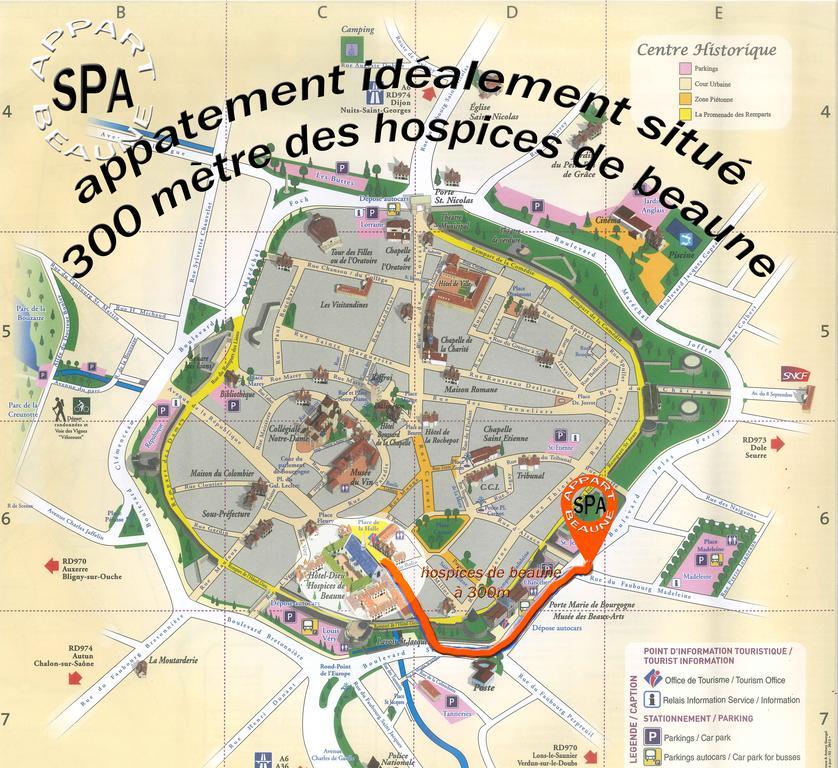 Appart' Spa Et Sauna Privatif Au Coeur De Beaune Bagian luar foto